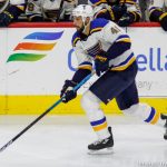 Defenseman Robert Bortuzzo (#41) of the St Louis Blues