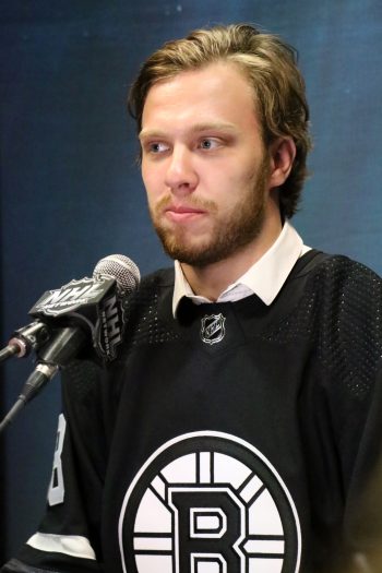 David Pastrnak (F), Boston Bruins- Photo by Jack Lima