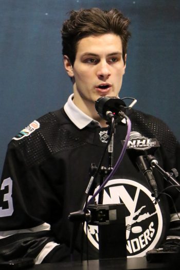 Mathew Barzal (F), New York Islanders- Photo by Jack Lima