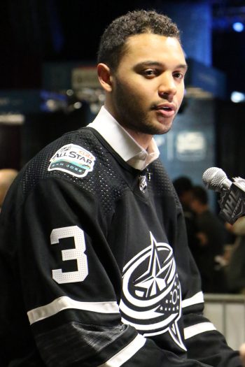 Seth Jones (D), Columbus Blue Jackets - Photo by Jack Lima