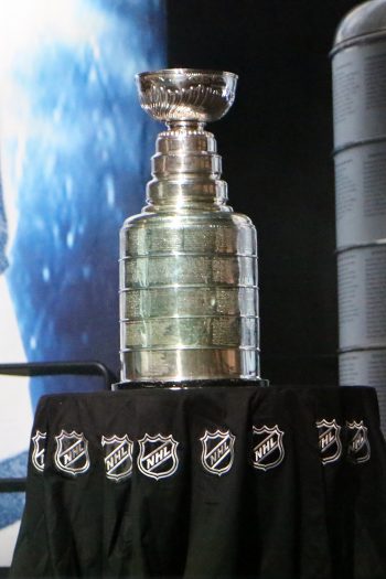 Stanley Cup on display at the Fan Fair - Photo by Jack Lima