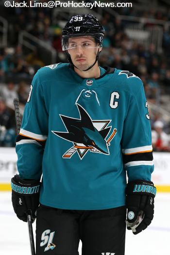 Sharks Captain Logan Couture