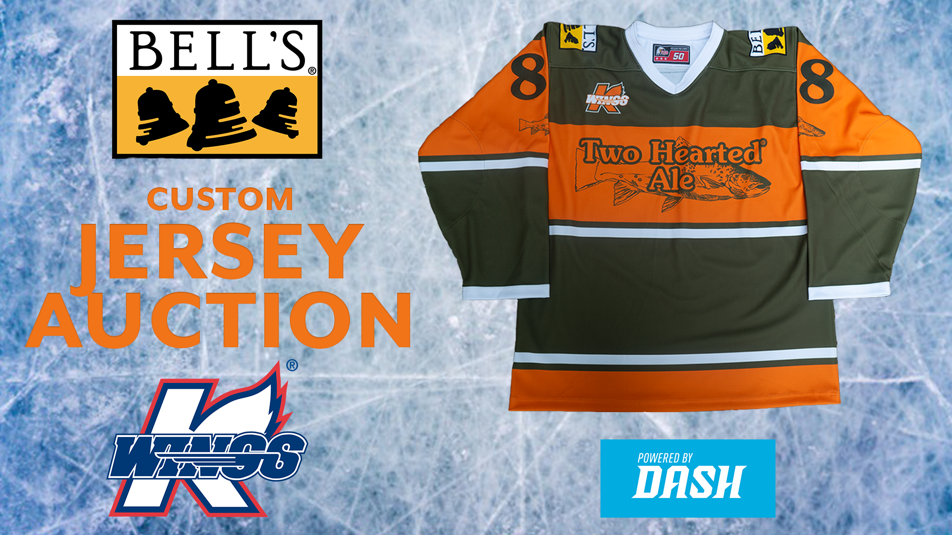 KWings Partner with Bell’s Brewery for Special Jersey Auction Pro