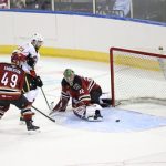 Tucson's Jakob Korenar in the net