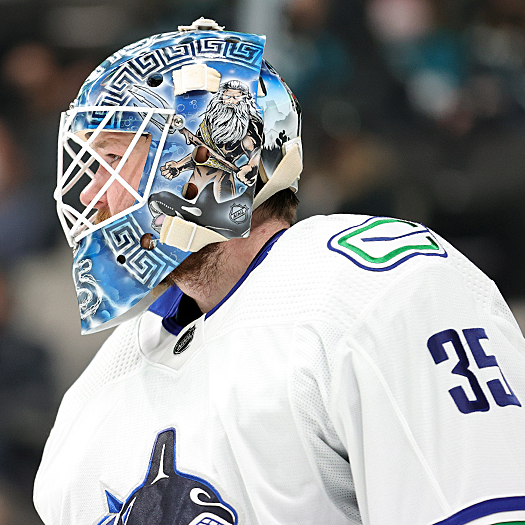 Canucks goalie Thatcher Demko