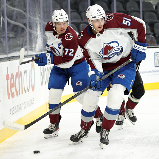 Cole Nagy (51) looks to make a pass