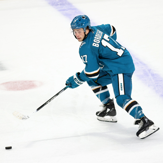 Thomas Bordeleau looks to make a pass