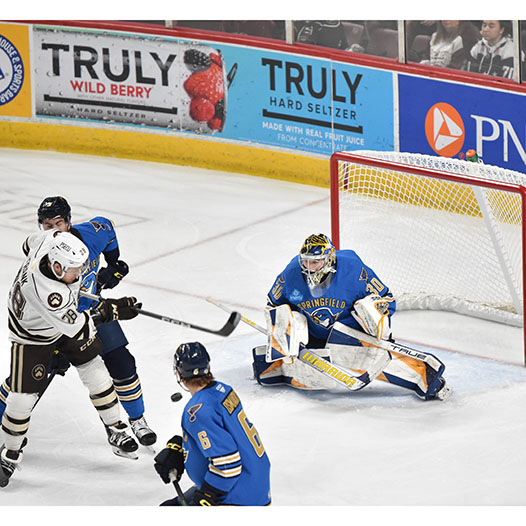 Hershey Bears 2 at Springfield Thunderbirds 5 (1/22/2020) 