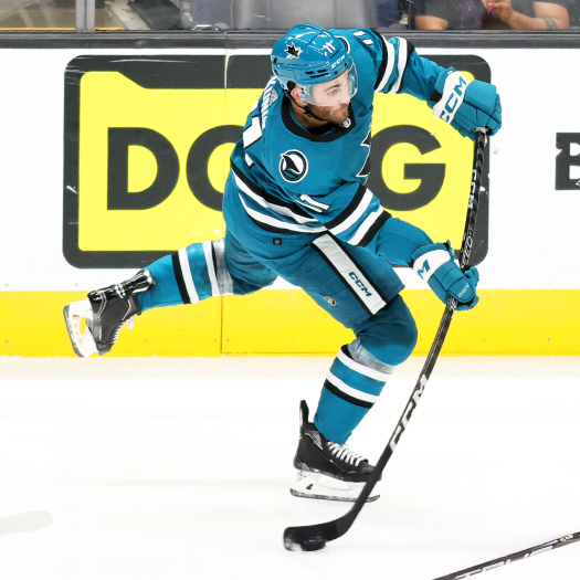 Luke Kunin takes a shot on goal