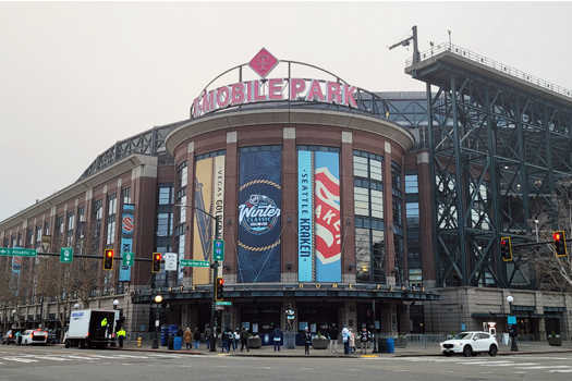 T-Mobile Park, ready for the 2024 Discover NHL Winter Classic